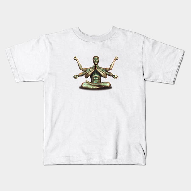 Bruce: Zen 2 Kids T-Shirt by Christopher Bendt